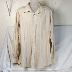 Men's Versace classic 2XL tall long sleeve button down dress shirt